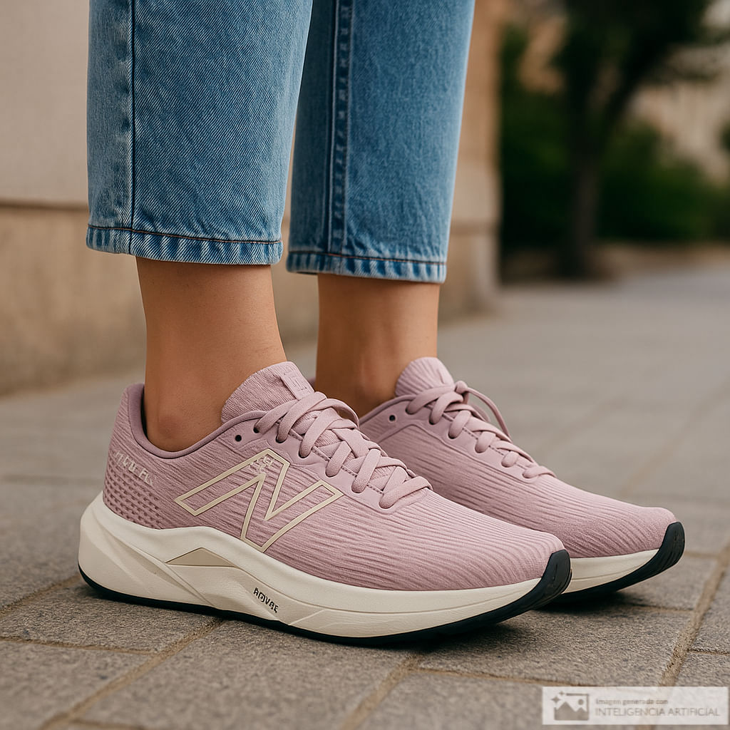 Zapato New Balance Propel V5 deportivo rosado para mujer