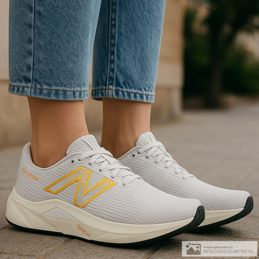 Zapato New Balance Propel V5 deportivo blanco para mujer