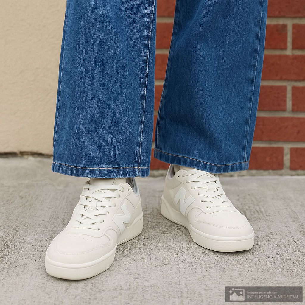 Zapato New Balance 480 deportivo casual beige para hombre