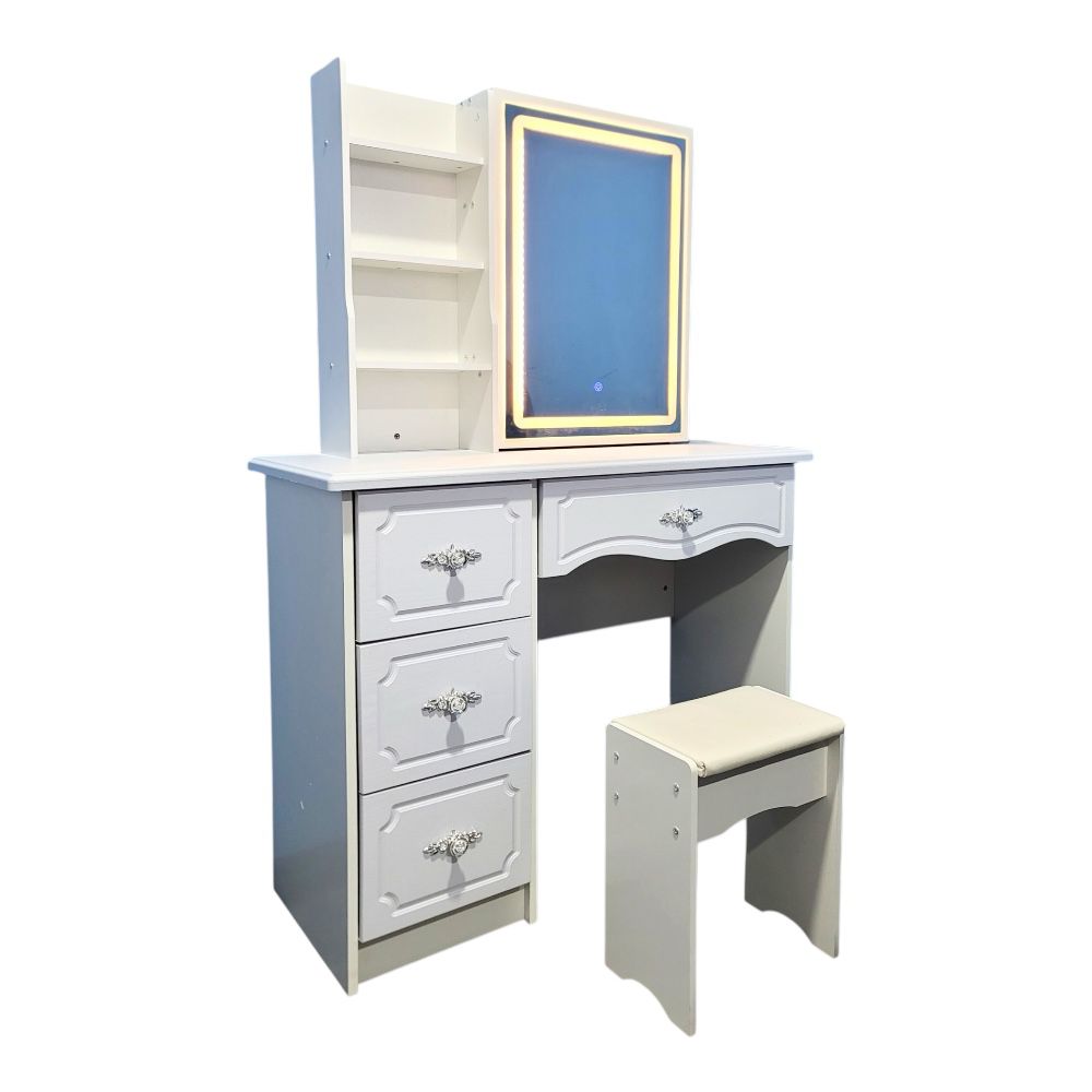 Tocador clásico con iluminación led