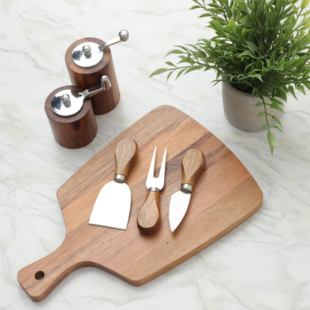 Tabla para quesos 4 piezas 31x19 cm