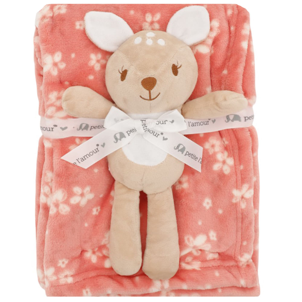 Frazada con peluche de seguridad