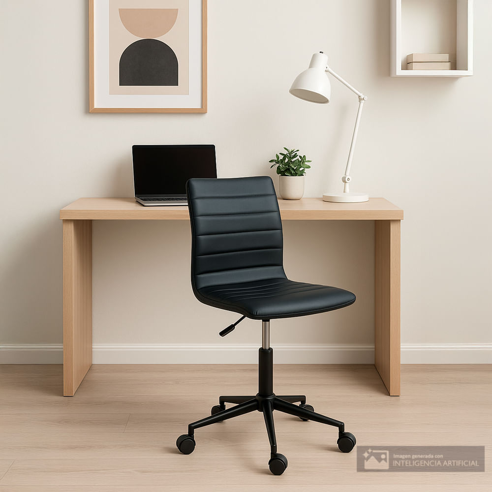 Silla secretarial ejecutiva con ruedas