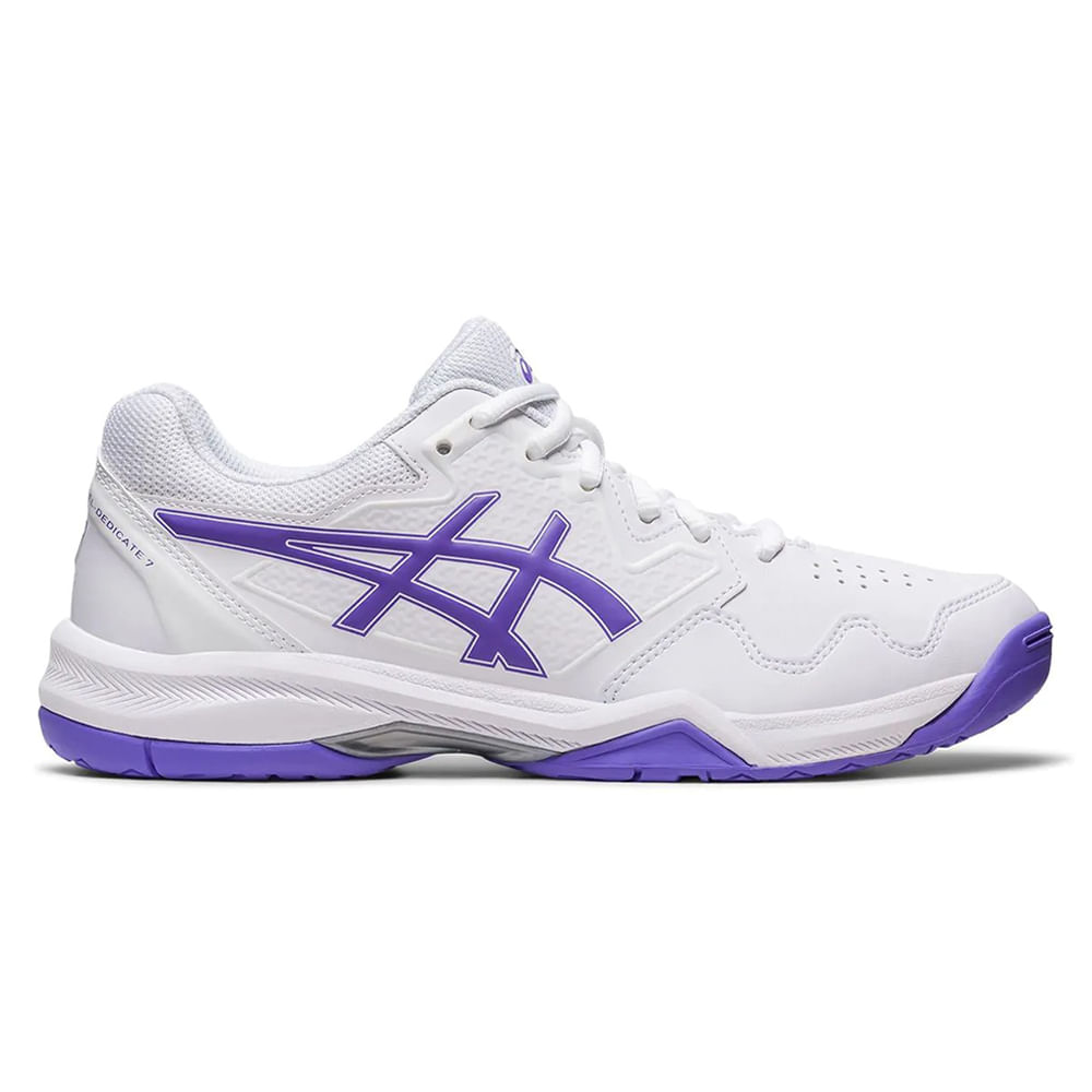 Zapato deportivo Asics Gel Dedicate 7 color blanco para mujer