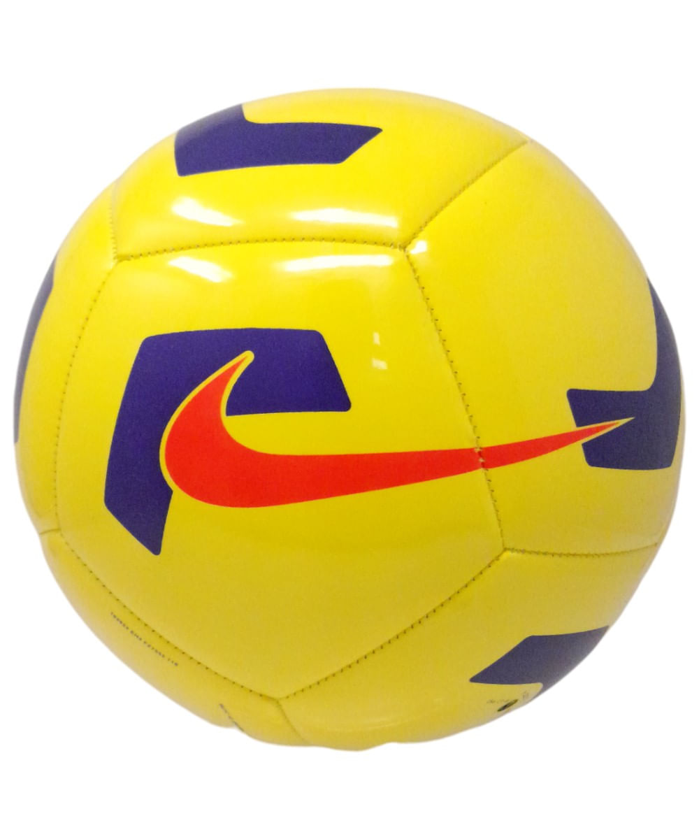 Balón de fútbol Nike #4 amarillo y morado