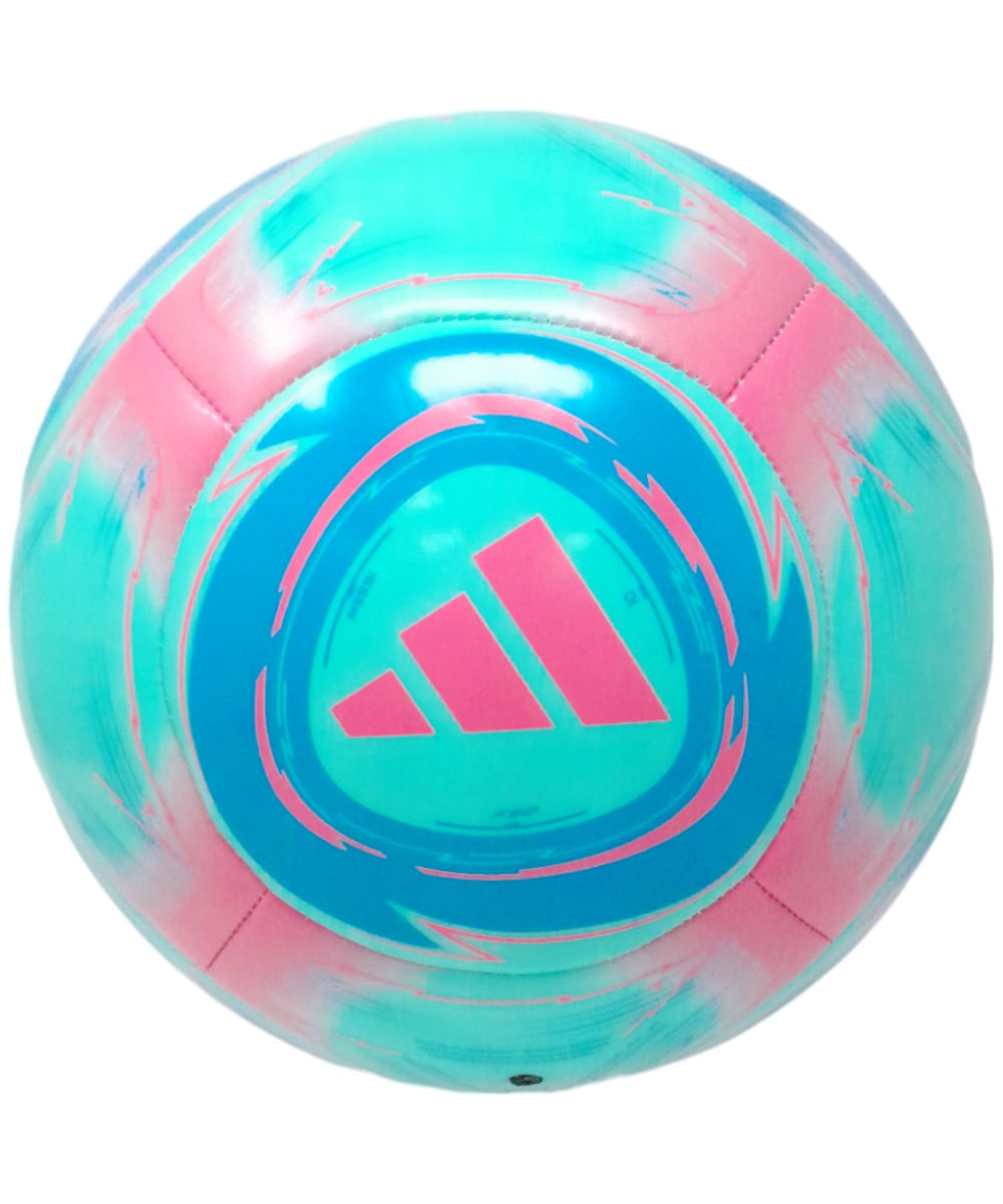 Balón de fútbol Adidas #5 celeste y rosado
