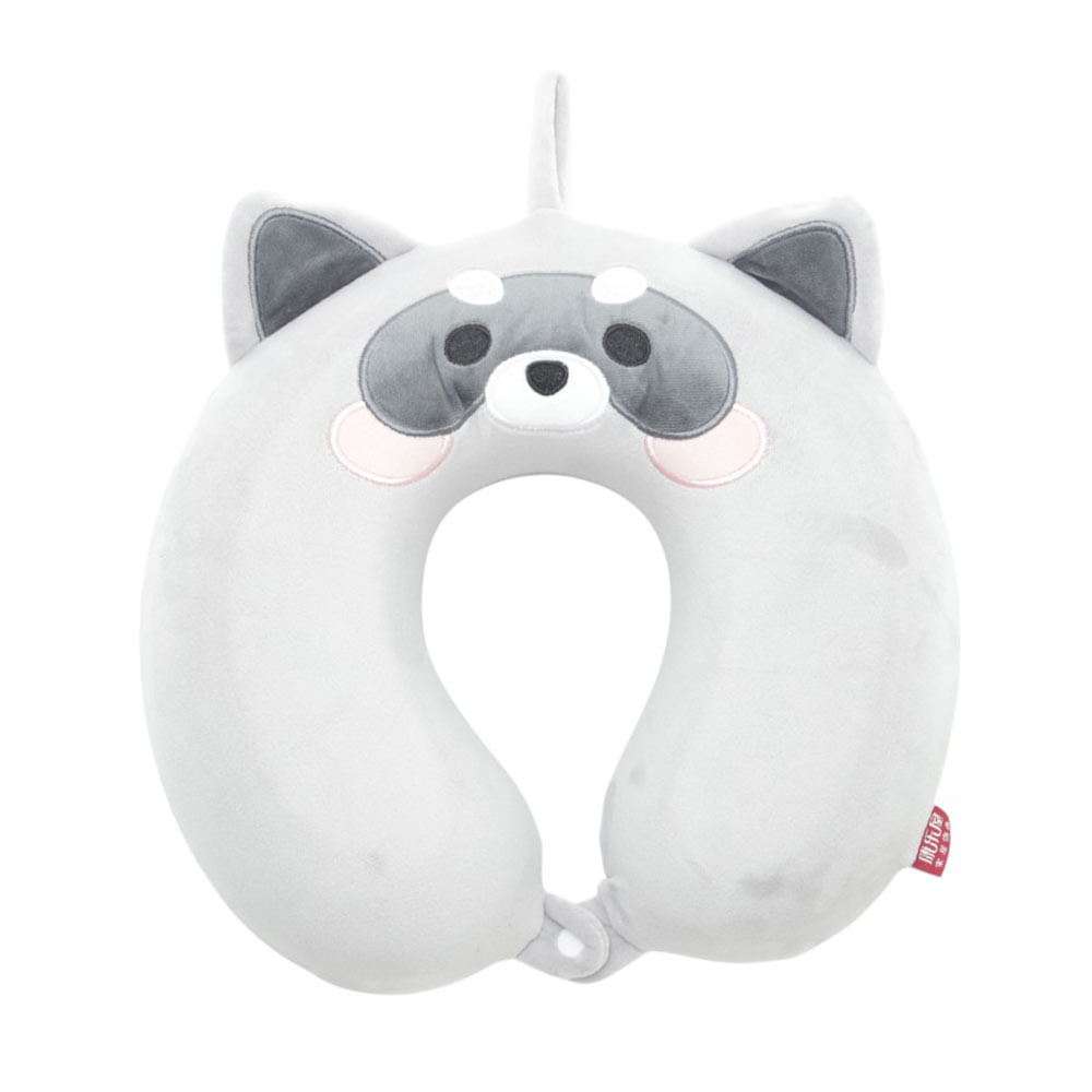 Cojín infantil de viaje con diseño animal 30x30 cm