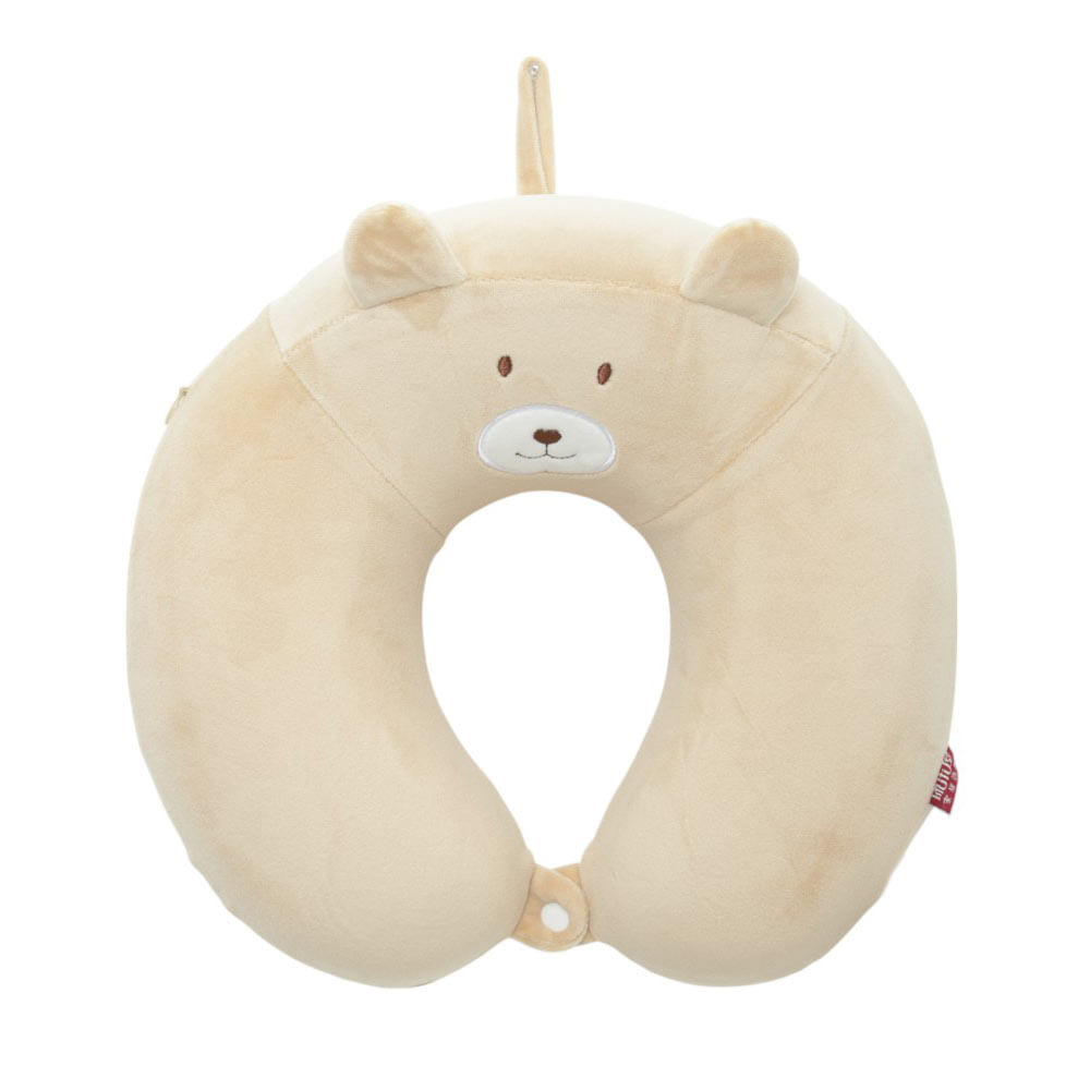 Cojín infantil de viaje con diseño animal 30x30 cm