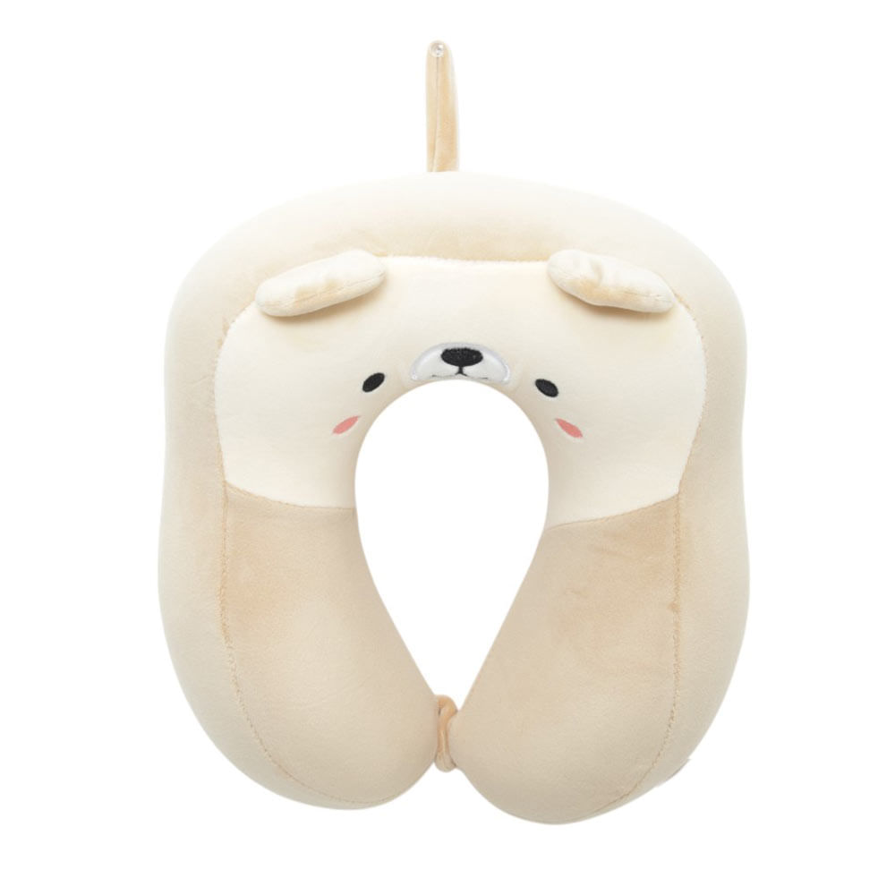 Cojín infantil de viaje con diseño animal 24x27 cm