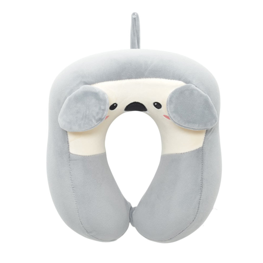 Cojín infantil de viaje con diseño animal 24x27 cm