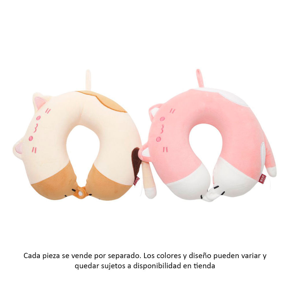 Cojín surtido infantil de viaje con diseño animal 30x30 cm