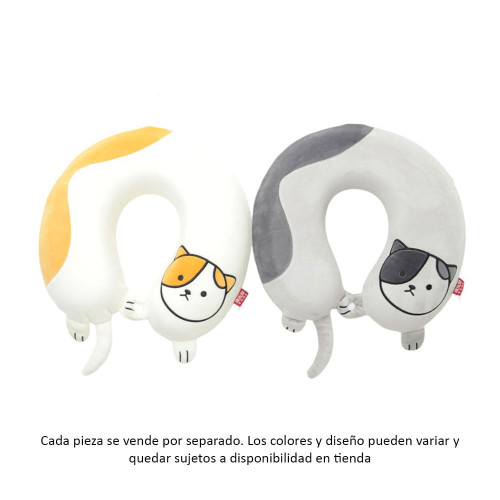 Cojín surtido infantil de viaje con diseño animal 28x30 cm