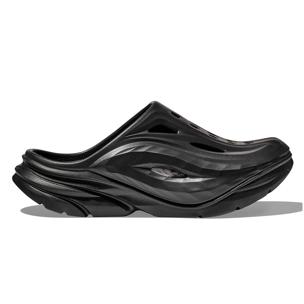 Sandalia Hoka Ora Recovery Mule negra para hombre