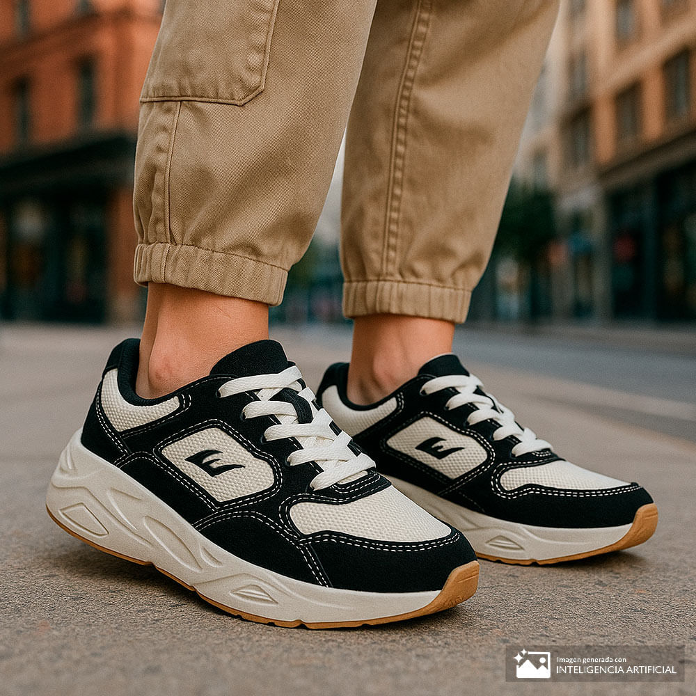 Zapato casual Everlast bicolor para mujer