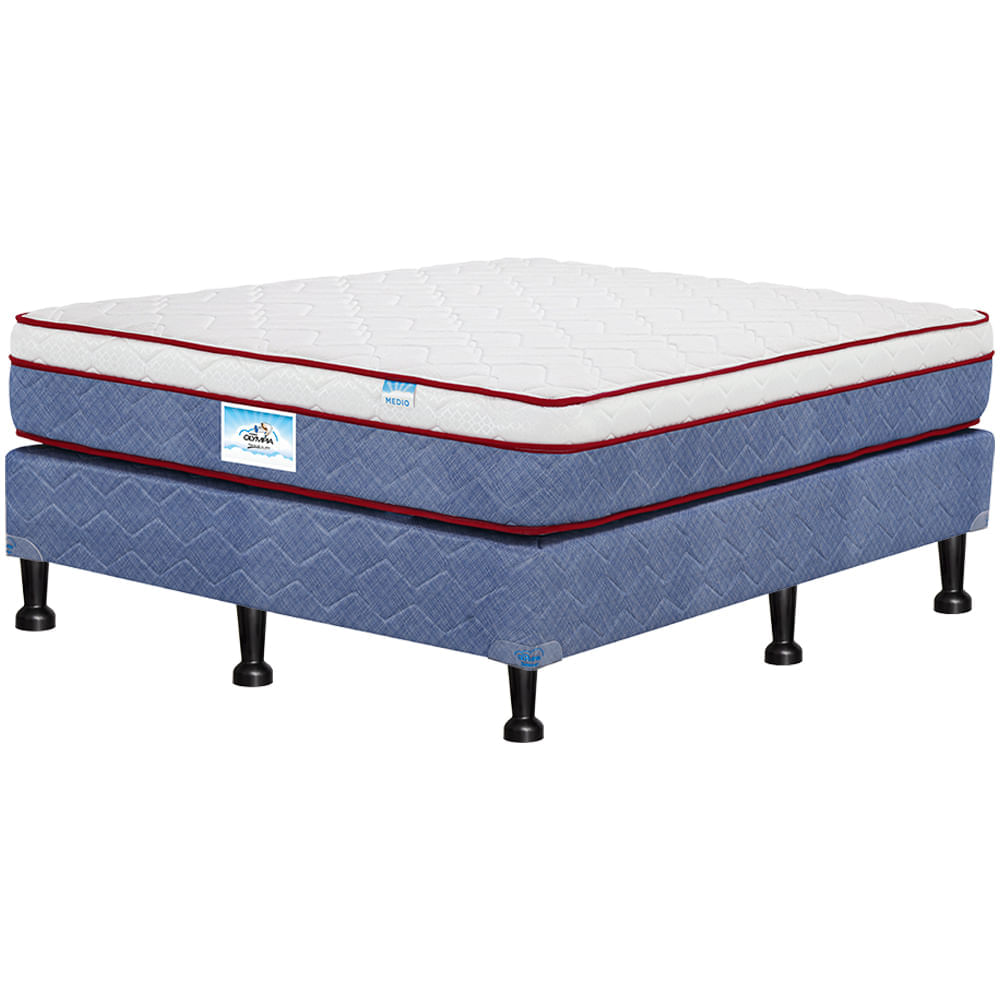 Cama Olympia Edición Especial Box top confort medio