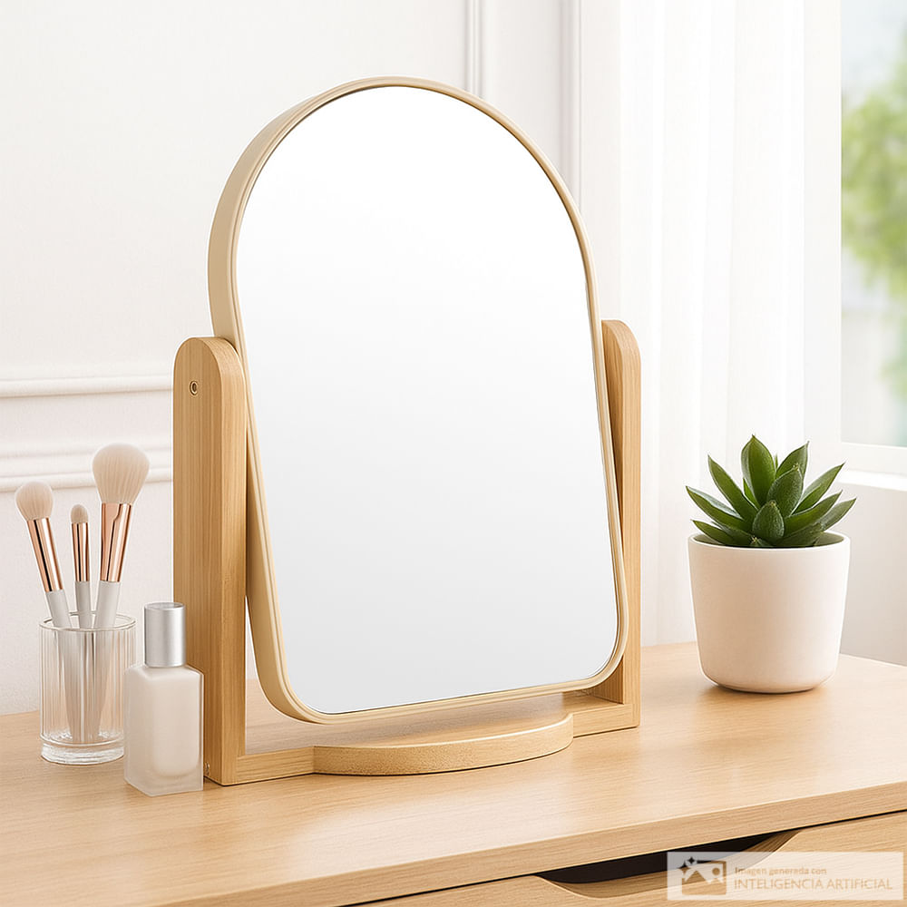 Espejo de tocador diseño arco 18x20 cm