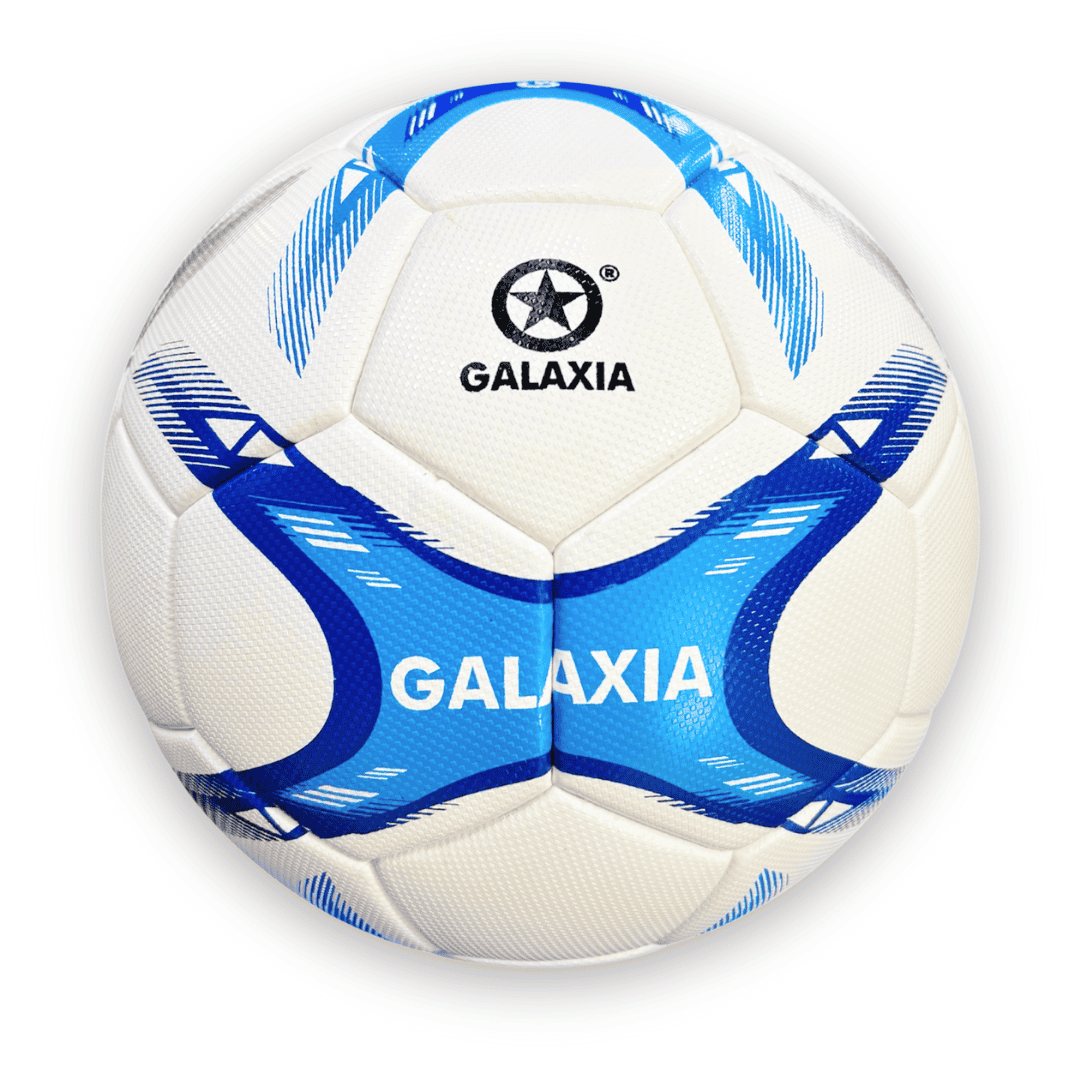 PELOTA HIBRIDA III  WHITE/LIGHT BLUE/GRAY