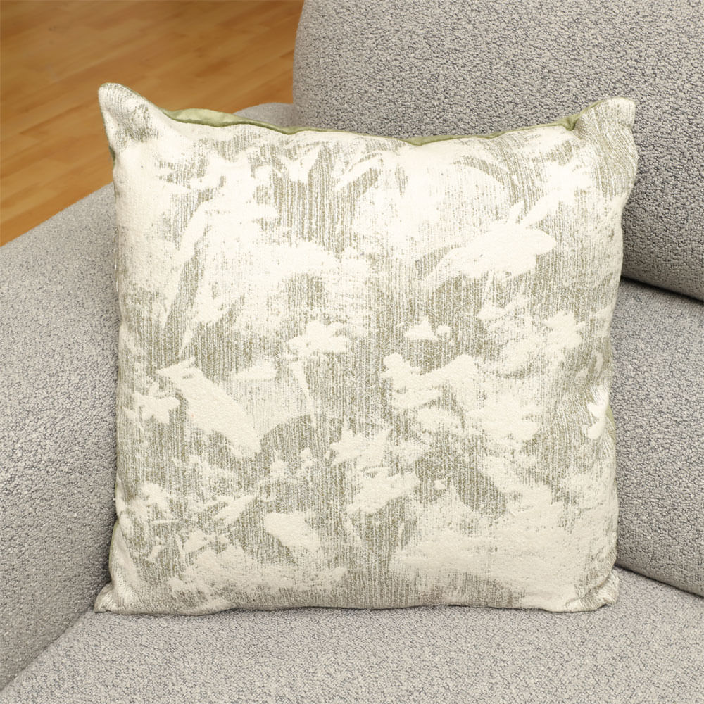 Cojín cuadrado de poliéster con estampado 43x43 cm