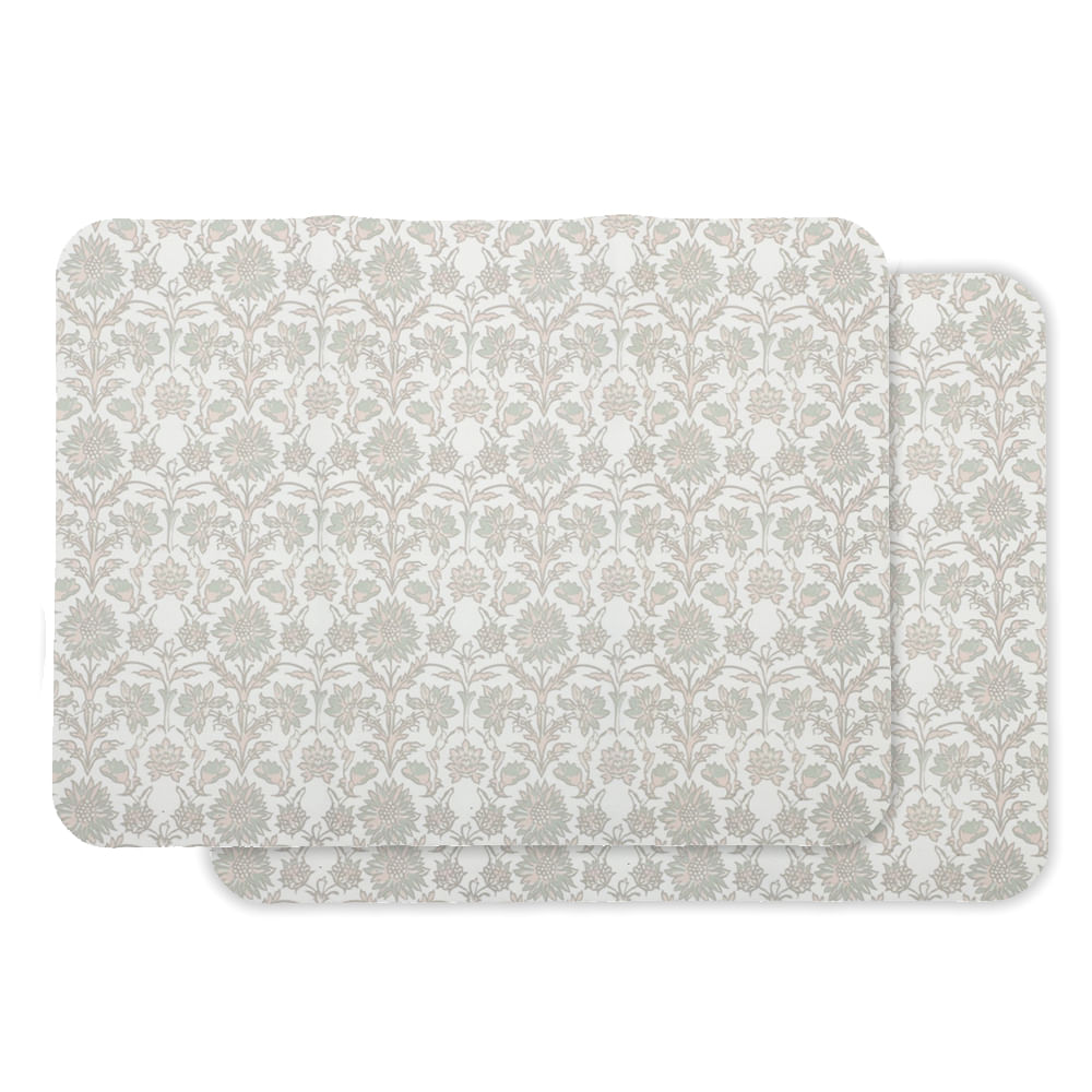 Set de dos tapetes surtidos antideslizantes de poliuretano para escurrir platos 30x51 cm (1 pieza)