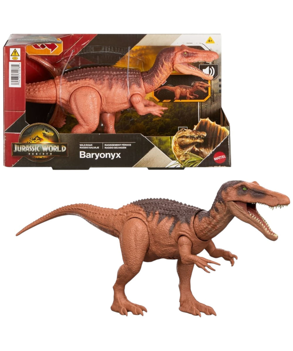 Jurassic world rebirth figura dinosaurio rugido salvaje paquete individual