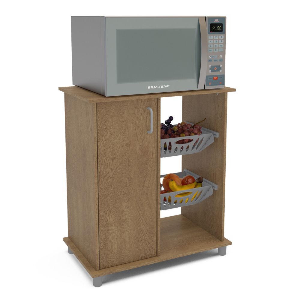 Frutero de cocina con encimera Cuiaba 75.4cm x 66 cm x 38.5 cm