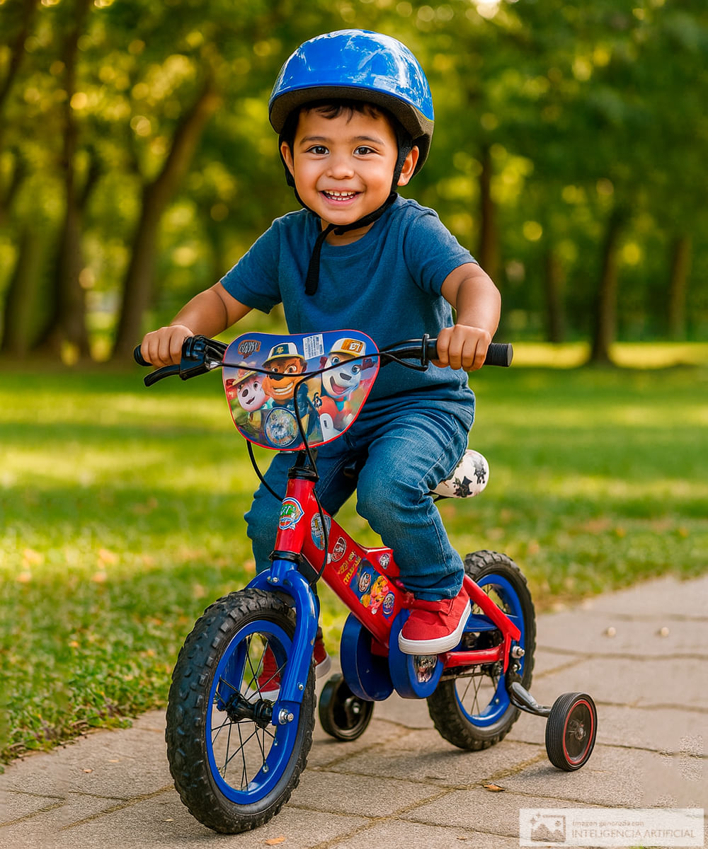 Bicicleta Paw Patrol rin 12 deluxe para niño