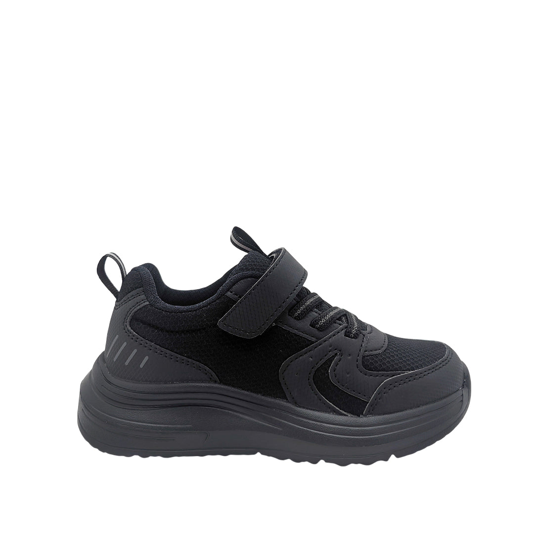 Tennis escolares Atto para niña color negro