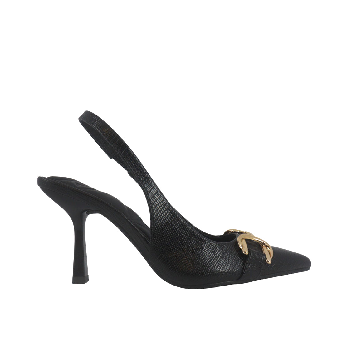 Zapatos de tacón slingback Holloway para mujer color negro