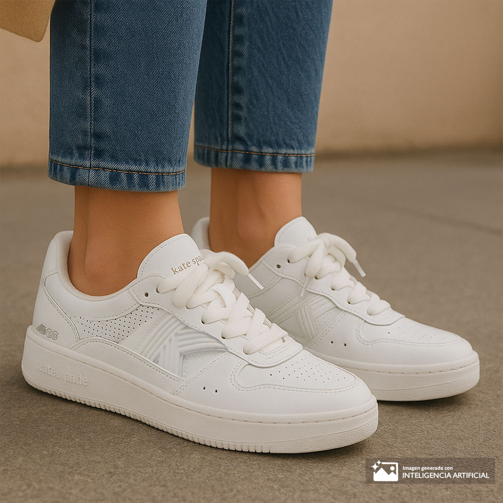 Zapato casual Kate Spade 93 Kicks color blanco para mujer