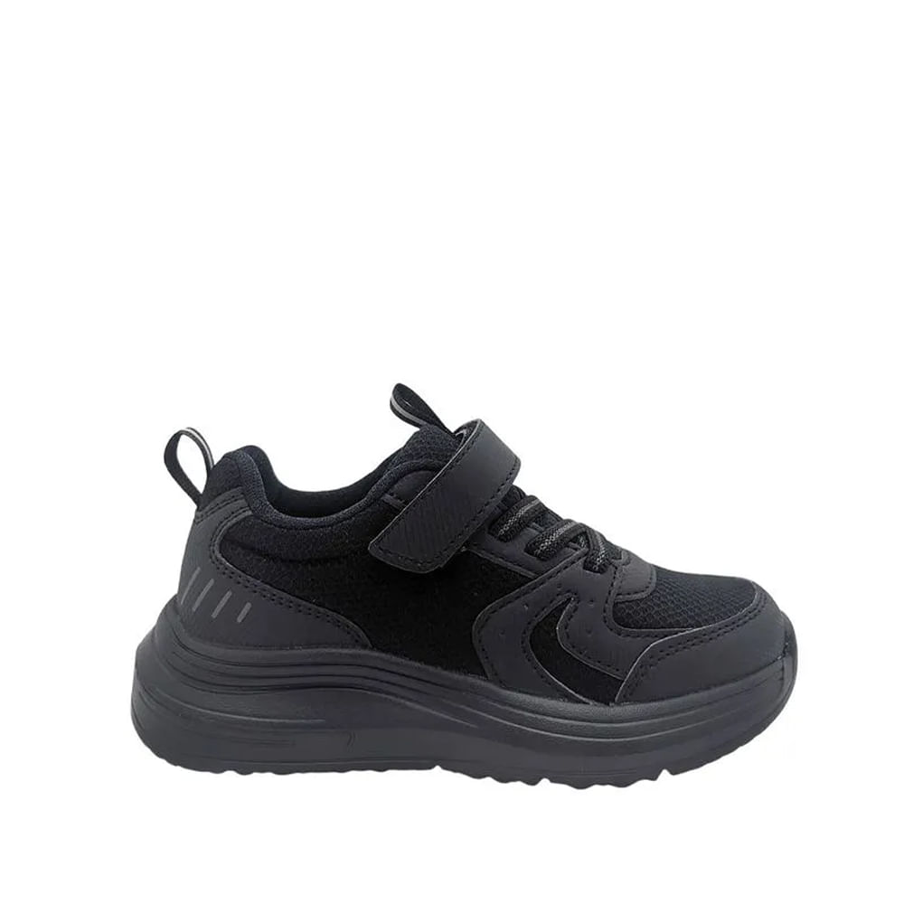 Tennis escolares Atto para infante color negro