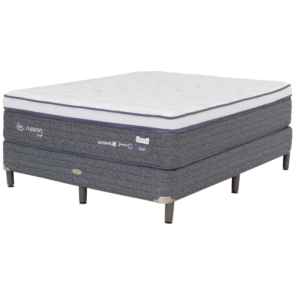 Cama Serta Isupport Soft confort suave Tecnología CloudSoft
