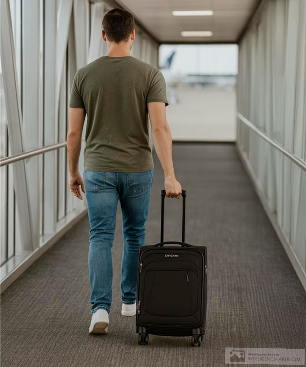 Maleta Samsonite spinner pequeña color negro