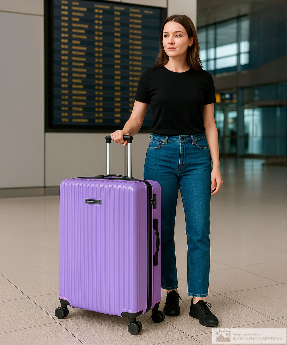 Maleta grande Swissbrand riga 3.0 lavanda