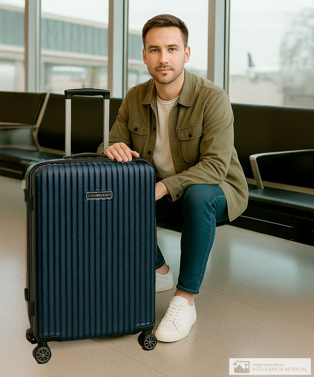 Maleta mediana Swissbrand riga 3.0 azul