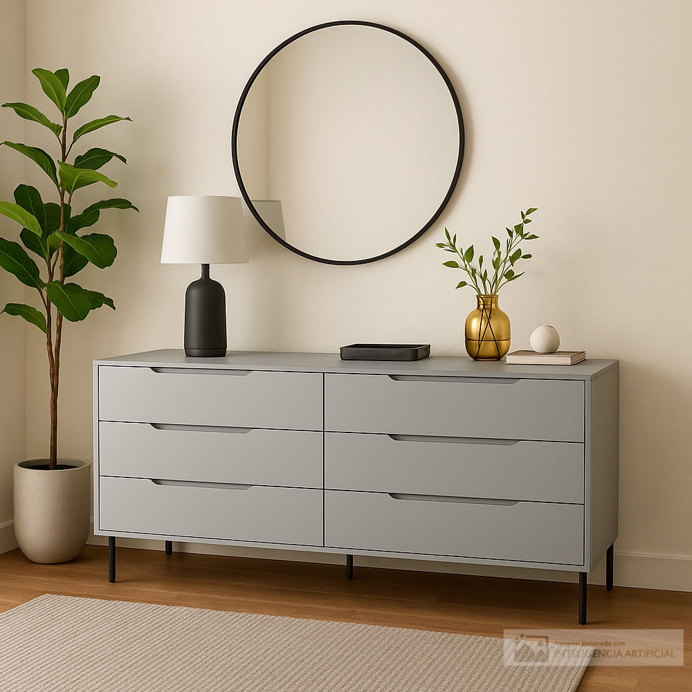 Gavetero Bend 6 cajones 81.5 x 178 x 48