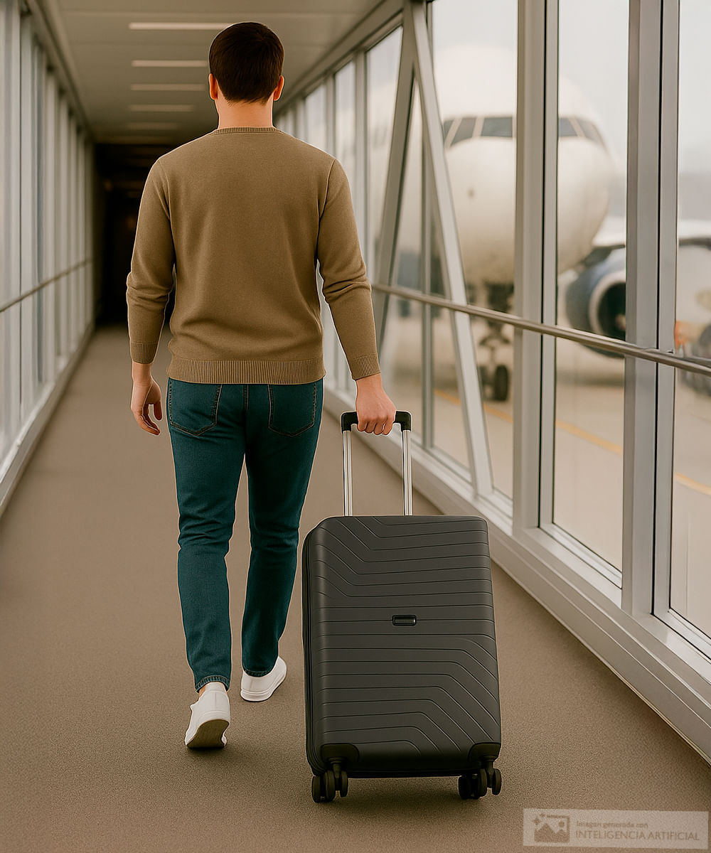 Maleta pequeña Swissbrand eden negra