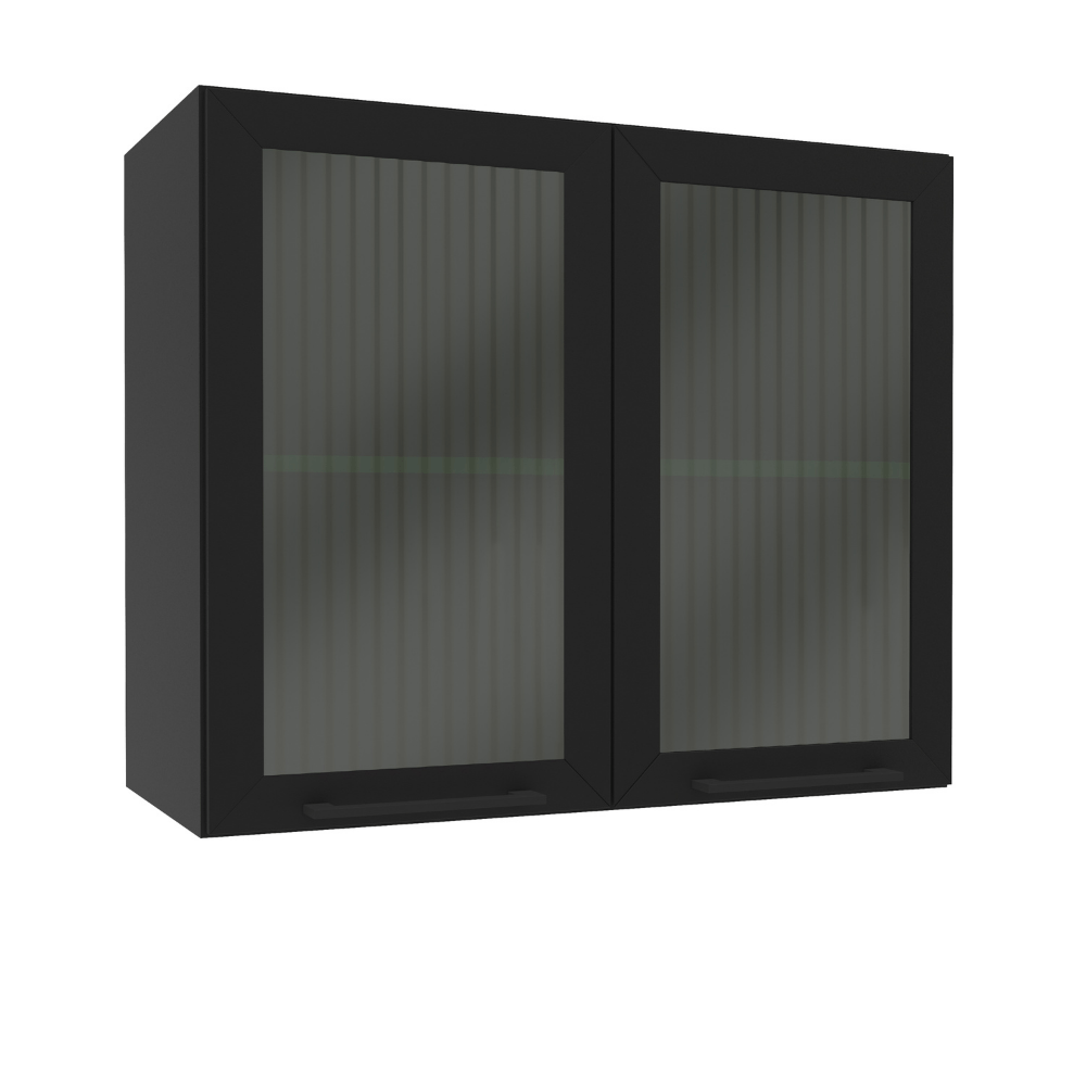 Gabinete de cocina 2P con vidrio Canelone