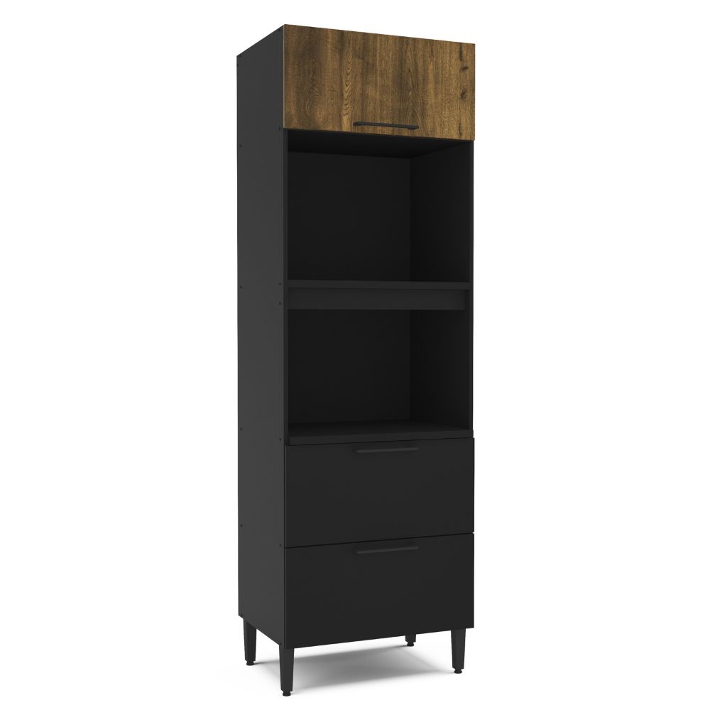 Torre para horno y microondas Canelone Alto 219.4 cm x 70cm x 52cm