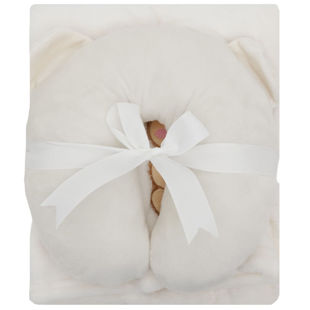 Frazada con almohada de soporte