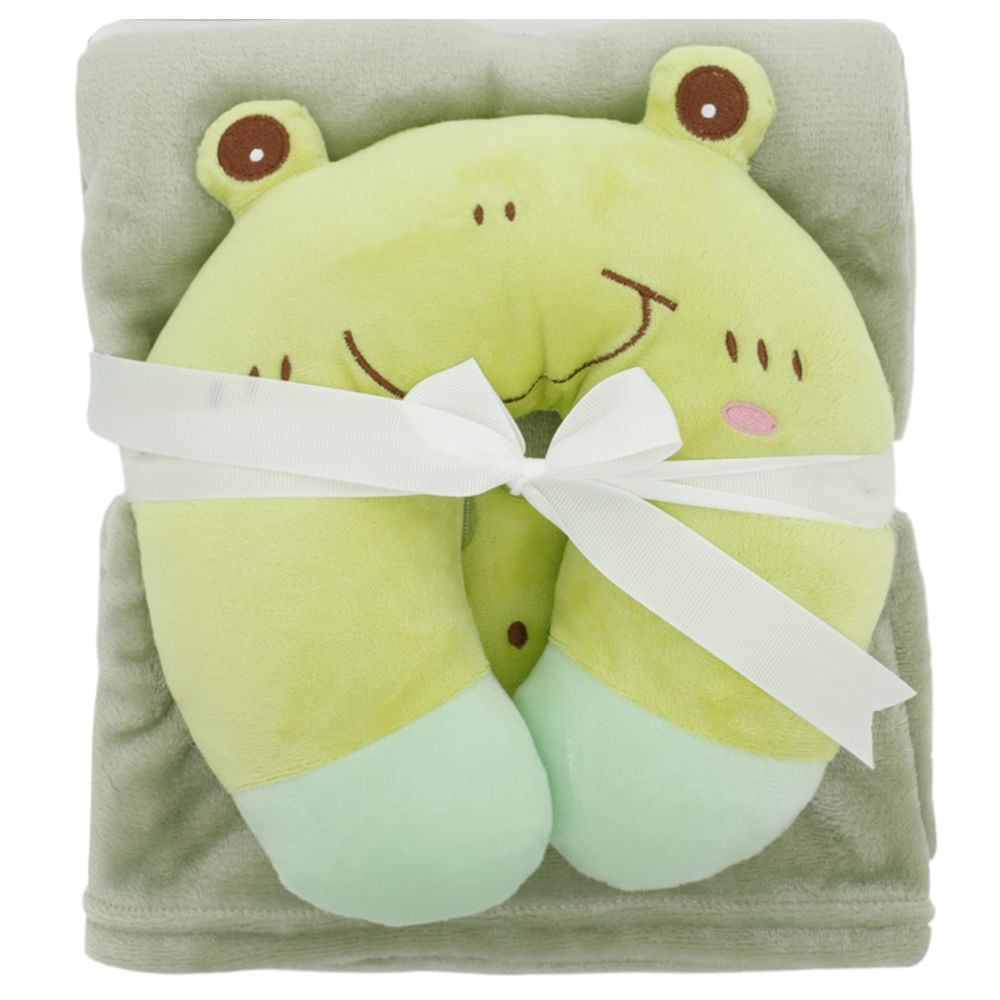 Frazada con almohada de soporte