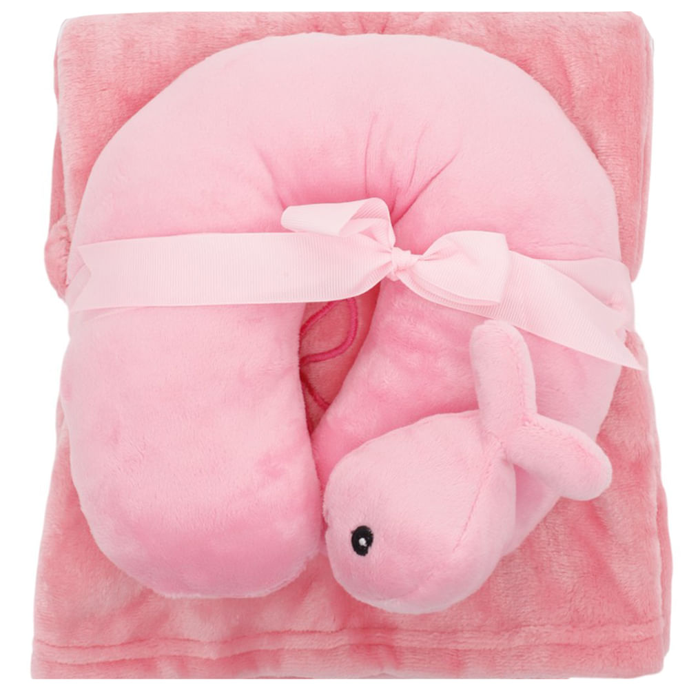 Frazada con almohada de soporte