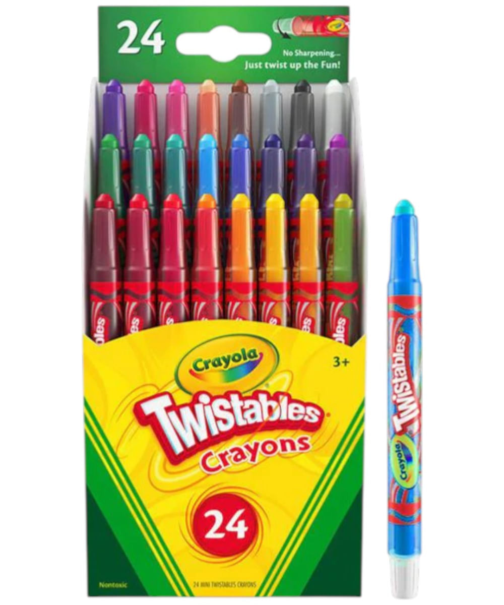 Caja de 24 crayones twistables mini Crayola