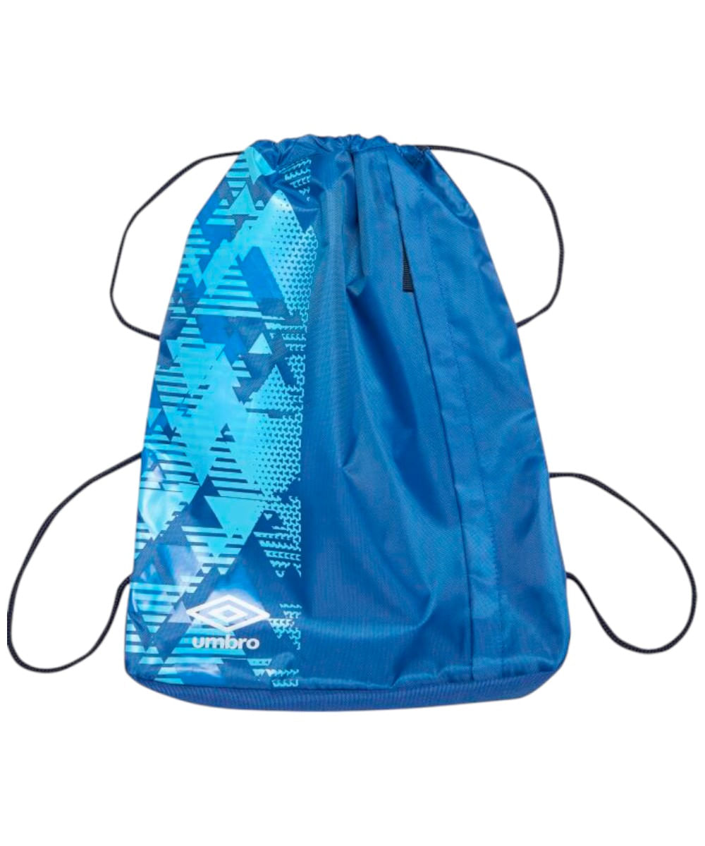 Bolso deportivo tipo morral Umbro azul estampado