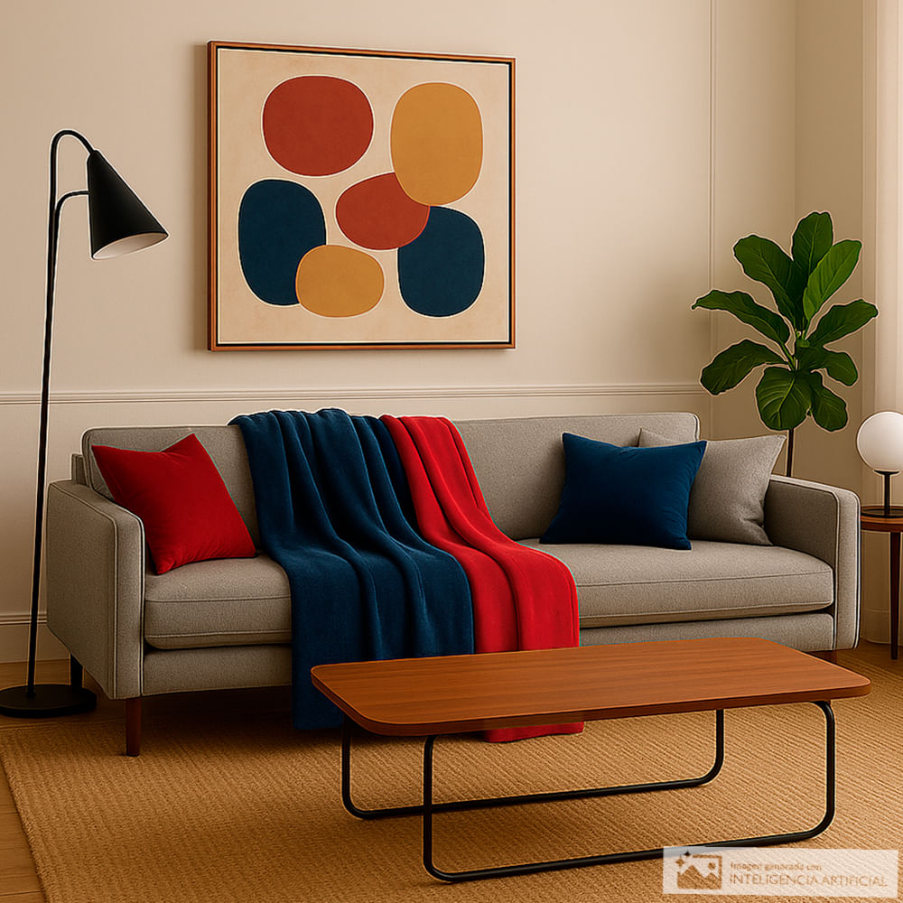 Frazada surtida de poliéster (1 pieza)