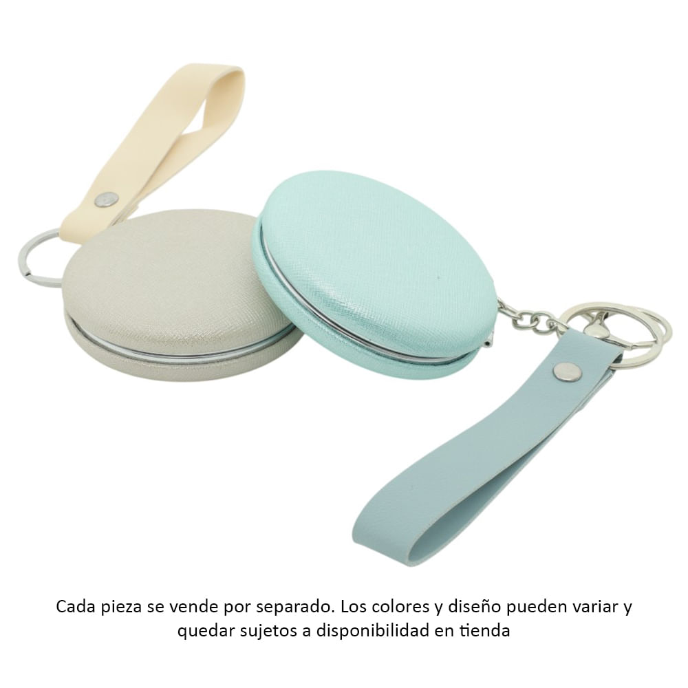 Espejo redondo brillante colores surtidos 7 cm (1 pieza)