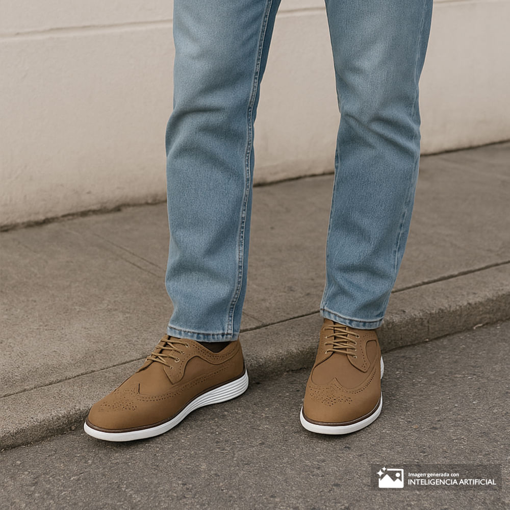 Zapato casual Unexpected café para hombre