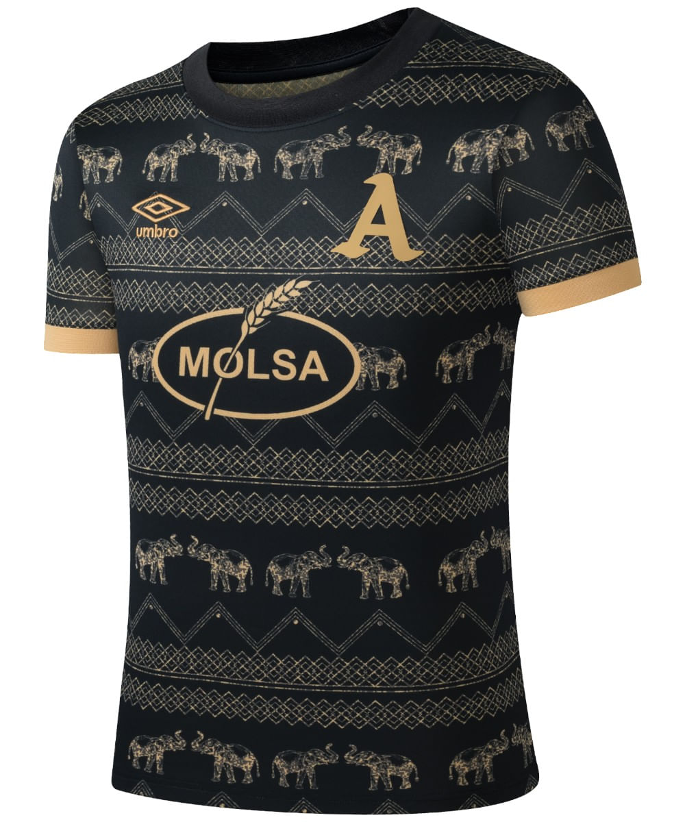 Camiseta prematch Alianza Fútbol Club negra estampada 2025-2026 para hombre CAMISETA PREMATCH A ALIANZA 2025-26 BLK XXXL