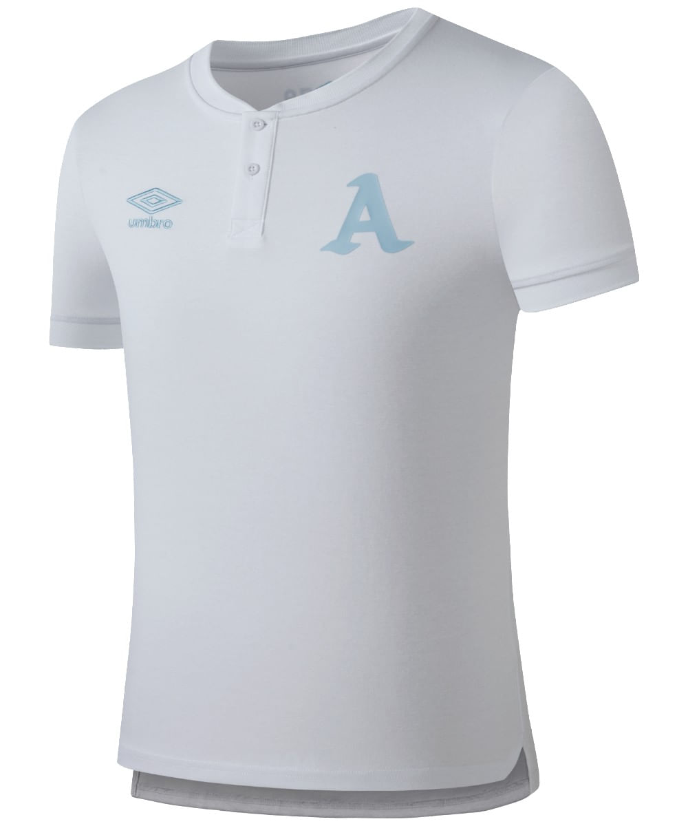 Camiseta henley Alianza Fútbol Club blanca 2025-2026 para hombre CAMISETA TIPO POLO ALIANZ…
