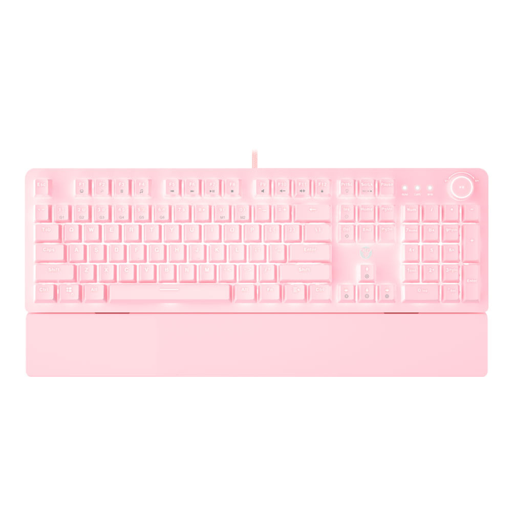 Teclado mecánico Gaming Mk853 Maxpower Rgb Sakura Edition