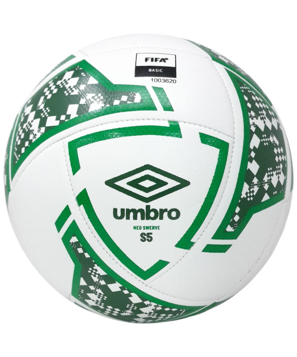 Balón de fútbol #5 Neo Swerve Umbro blanco y verde